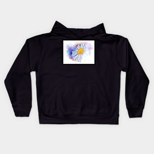 Watercolour  Daisy Kids Hoodie